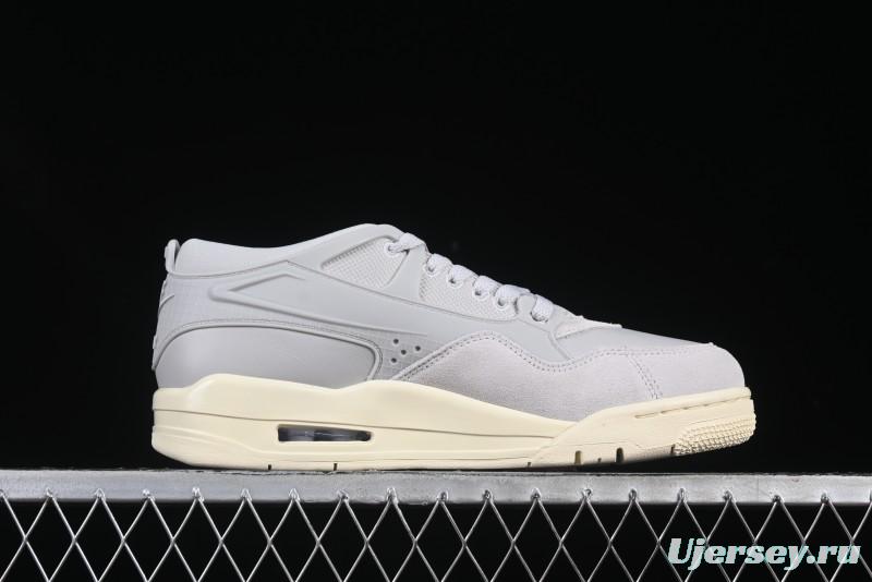 Nike Air Jordan 4 Remastered Sneakers with Textile Mesh Leather and Suede Upper - FQ7940-001