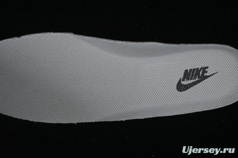 Nike Air Force 1 '07 Low Stussy Collaboration Silver Trim Black Swoosh Low-Top Casual Sneakers - XZ6188-912