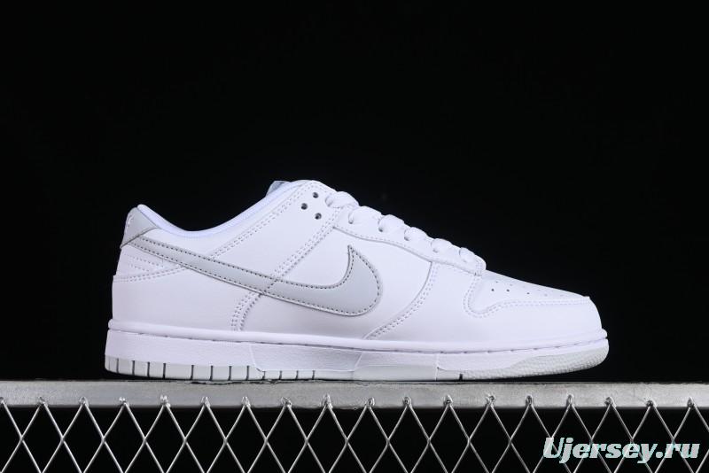 Nike SB Dunk Low All-White Low-Top Casual Skate Shoes - DV0831-101