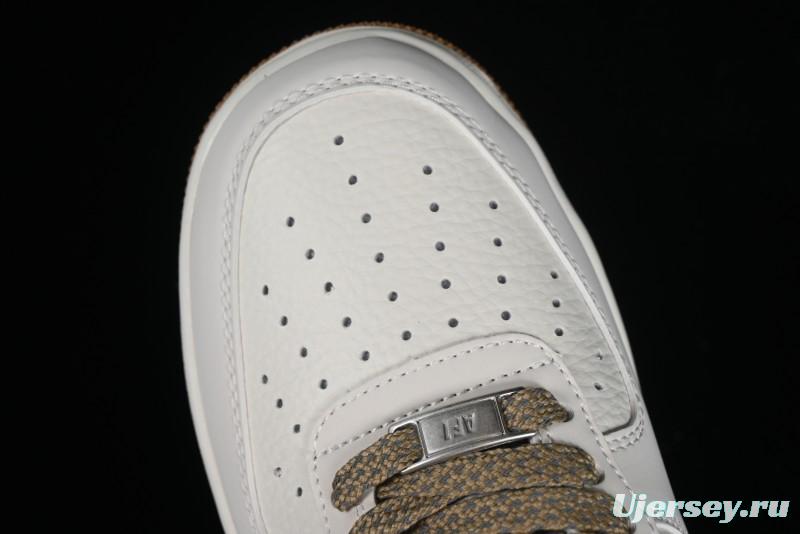 Supreme x Nike Air Force 1 '07 Low Skateboarding Shoes - Coffee Brown - HD1968-019