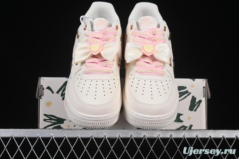Nike Air Force 1 '07 Low Heart Bow Low-Top Casual Sneakers - FC1122-333