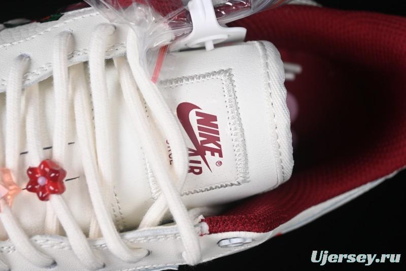 Nike Air Force 1 '07 Low "Grandma Christmas" Limited Edition Custom Casual Sneakers - FZ5068-616