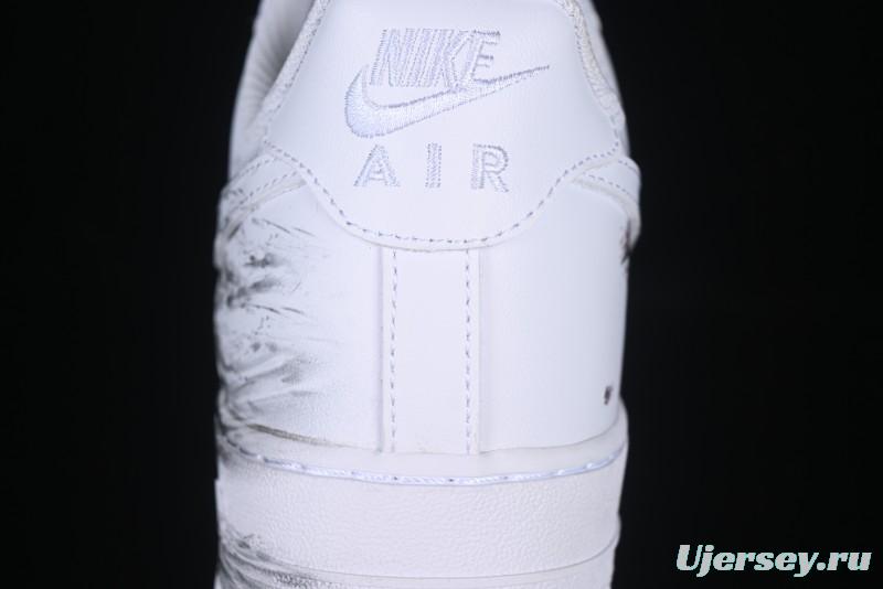 Nike Air Force 1 '07 Low Casual Sneakers with Chinese Ink Painting Design - ZH0316-062