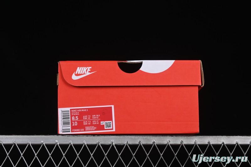 Nike Air Max 1 Retro Running Shoes with Half-Sole Air Cushion - FD9082-103