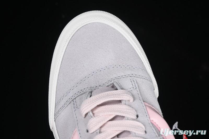 Vans Knu Skool Low-Top Retro Casual Vulcanized Sneakers in Off-White Pink - VN0009QPNK