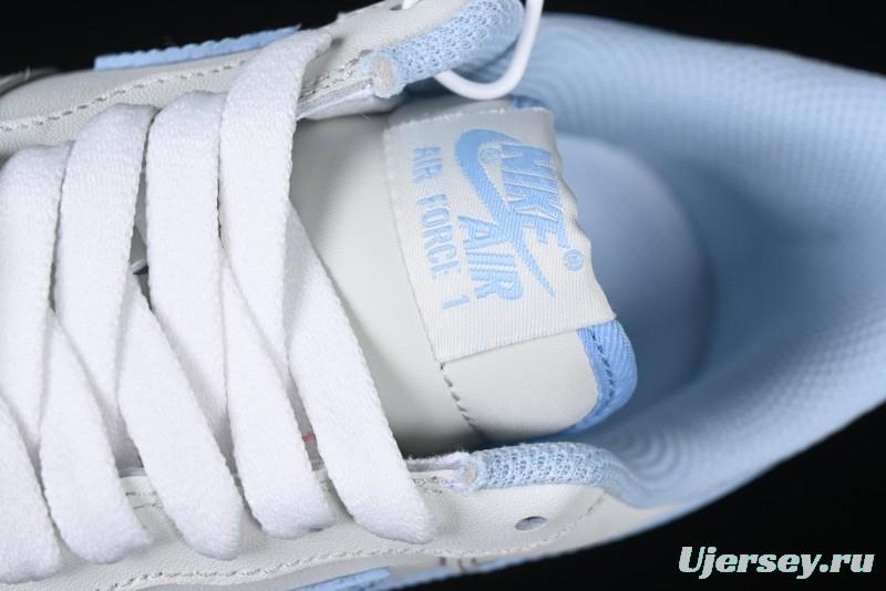 Nike Air Force 1 '07 Low Light Blue Casual Sneakers - 315122-102