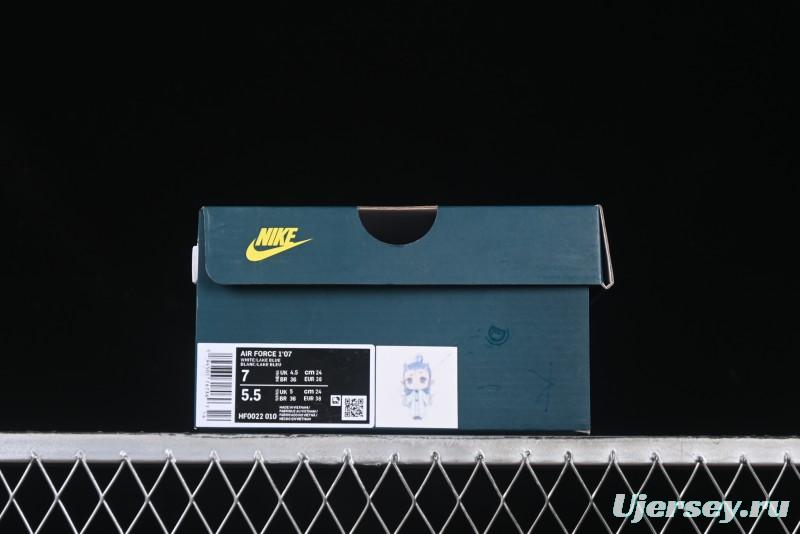 Nike Air Force 1 '07 Low Casual Sneakers with Erciyuan Hand-Painted Graffiti Lingzhu Aobing Design - HF0022-010