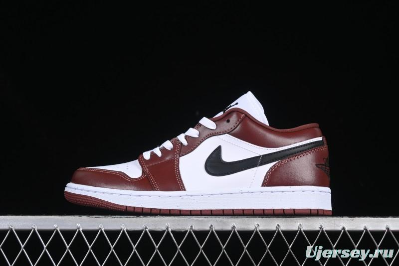 Nike Air Jordan 1 Low AJ1 White University Red Casual Sneakers - HF3148-102