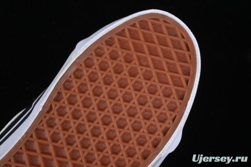 Vans HommeGirls x Vans Sk8-Mid Fashion Casual Mid-Top Canvas Sneakers with Bold Side Stripes - VN000NBNCJK