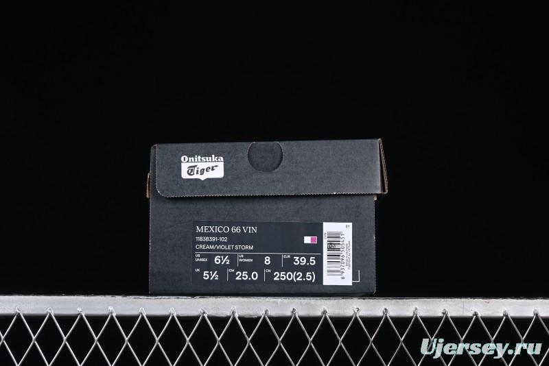 Onitsuka Tiger Mexico 66 Low-Top Leather Sneakers for Casual Running - 1183B391-102