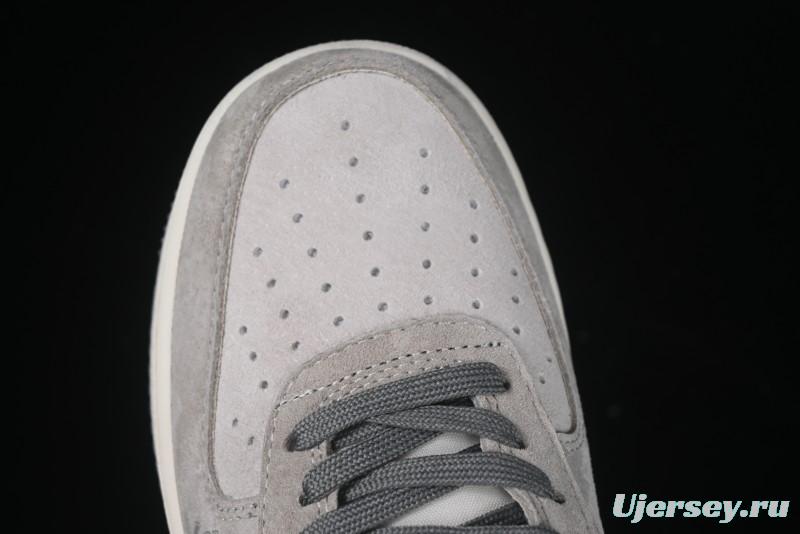 Nike Air Force 1 '07 Low Violent Bear Collaboration Grey Embroidered Swoosh Low-Top Casual Sneakers - KK1988-047