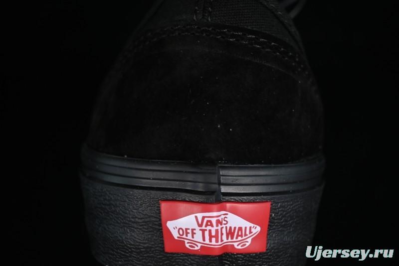 Vans Style 36 SF All Black Skate Shoes with Killer Whale Half-Toe Cap Design - VN0A3MVLB8C