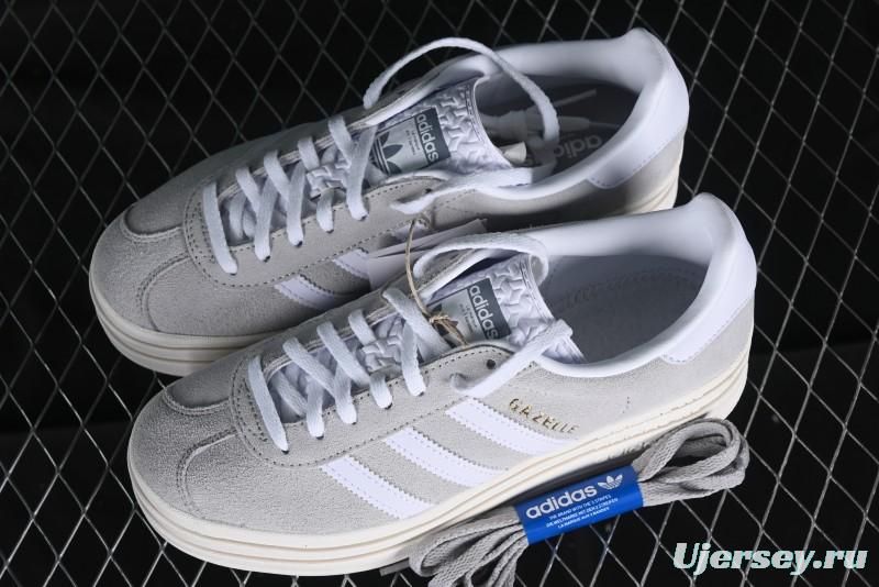 Adidas Originals Gazelle Bold HQ6893 Low-Top Sneakers with Thick Sole for Casual Wear, Slip-Resistant and Durable