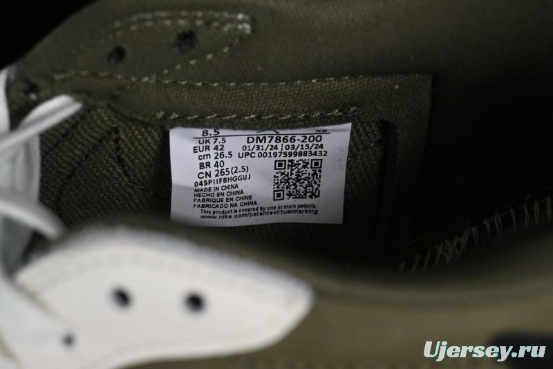 Nike Travis Scott x Air Jordan 1 Low OG AJ1 Reverse Swoosh Sneakers - DM7866-200