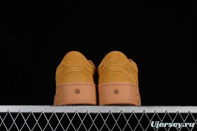 SMFK Comfortable Chunky Sole White Sneakers - T.D4