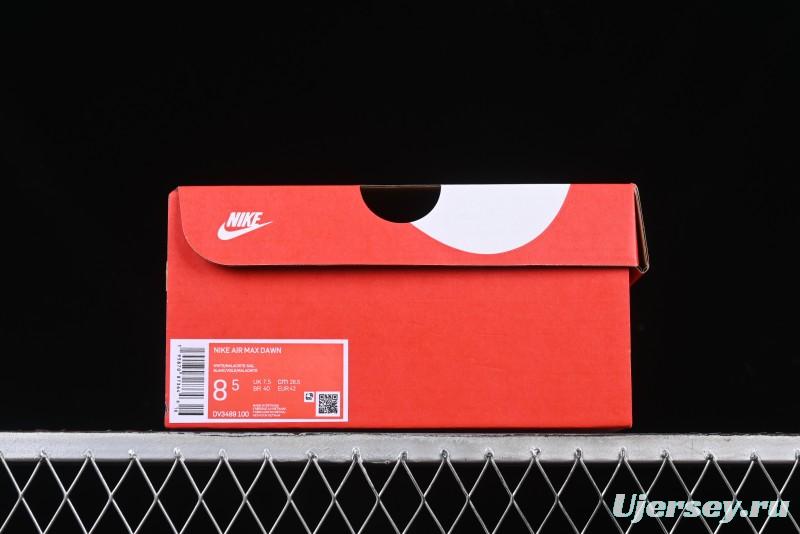 Nike Air Max Dawn Retro Running Shoes with Enhanced Cushioning and Structural Design - DV3489-100