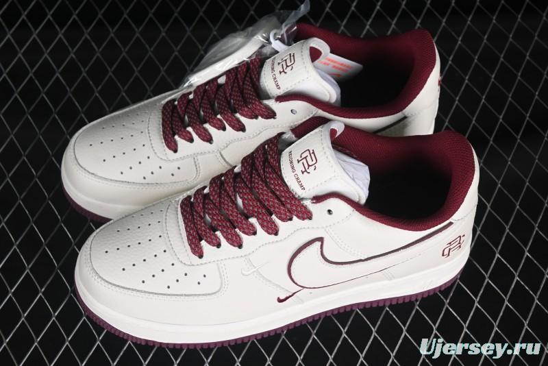 Nike Reigning Champ Air Force 1 '07 Low Casual Sneakers with 3M Reflective Details and Full-Length Air Cushion - RC2369-175