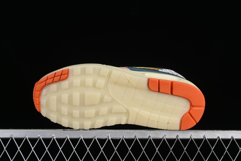 Nike Air Max 1 Retro Running Shoes with Half-Sole Air Cushion - HO2639-100