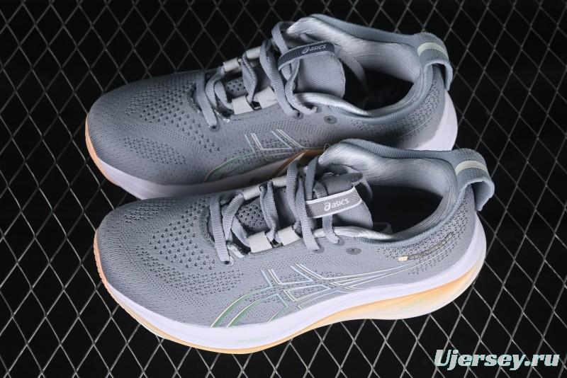 Asics Gel-Nimbus 26 Retro Breathable Casual Shoes Cushioned Men's Durable Running Shoes - 1012B601-020