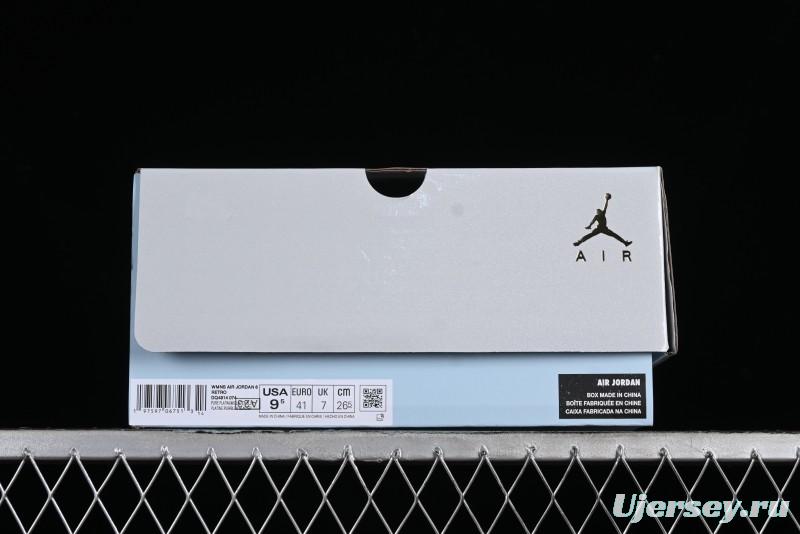 Nike Air Jordan 6 Retro Paris Olympics Sneakers with Metallic Gold Accents - DQ4914-074