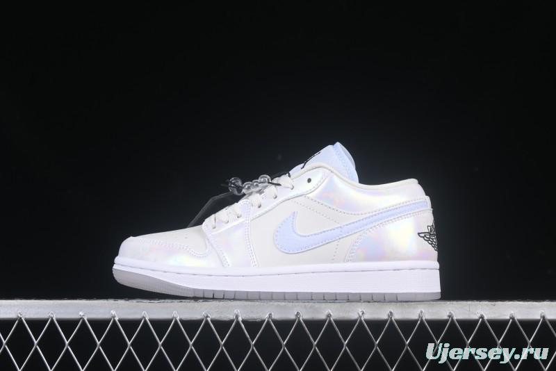 Nike Air Jordan 1 Low "Year of the Snake 2025" Retro Basketball Shoes with Pearl Iridescent Finish - HF4080-001