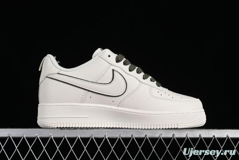 Nike Air Force 1 '07 Low Classic Military Green Mini Swoosh Starry Sky Casual Sneakers - MJ0319-022
