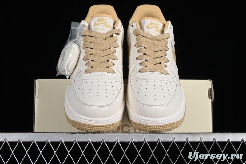 Nike Nocta x Nike Air Force 1 '07 Low Casual Sneakers with Reflective Details and Full-Length Air Cushion - NO0224-028