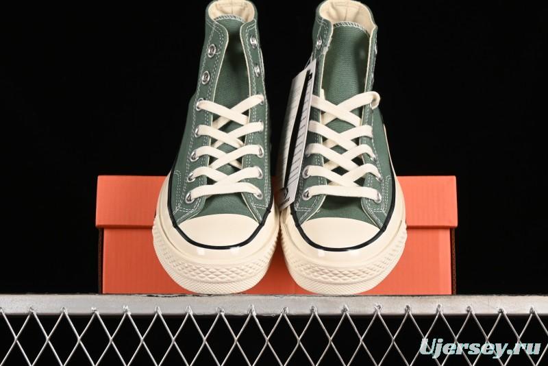 Converse Chuck 1970s High Top Casual Canvas Sneakers in Pine Green - A06521C