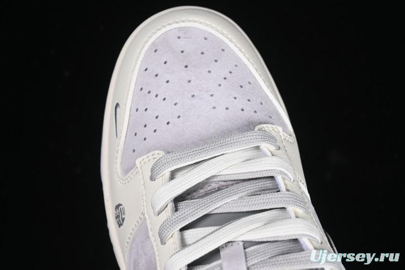 Nike SB Dunk Low The North Face Year of the Snake Light Grey Hook Anniversary Custom Low-Top Casual Skate Shoes - DM6868-007