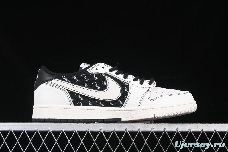 Nike Travis Scott x Fragment Design x Air Jordan 1 Low OG SP AJ1 Low Top Casual Sneakers - SJ2068-121