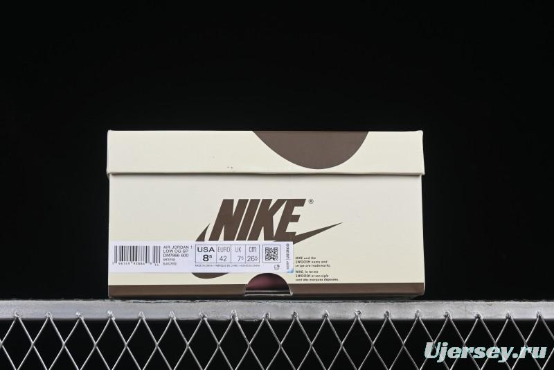 Nike Travis Scott x Air Jordan 1 Low OG Retro Sneakers - DM7866-600