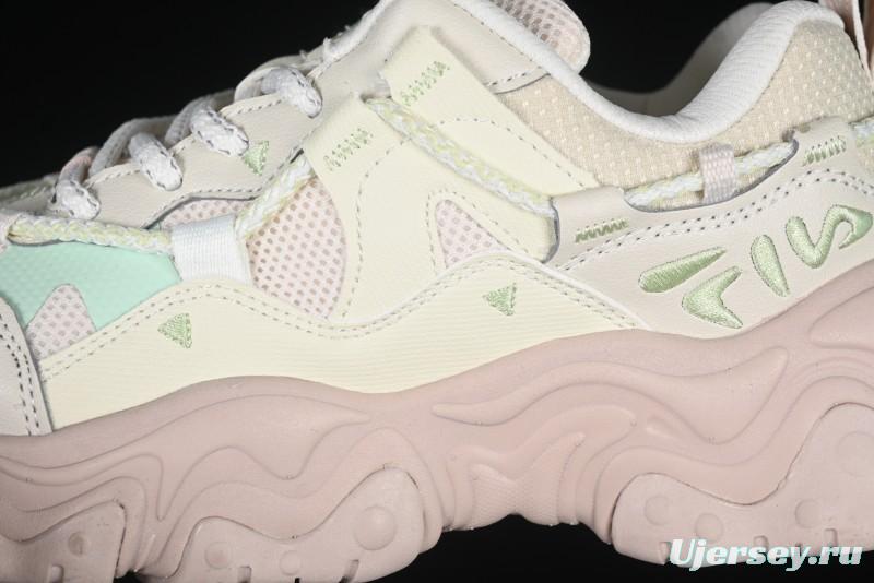 Fila Fusion Retro Mars Running Shoes with Lace-Up Design - F12W432101FAP