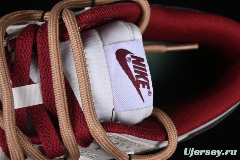 Nike Dunk Low Retro Vintage Distressed Graffiti Deconstructed Casual Sneakers - FB7160-161