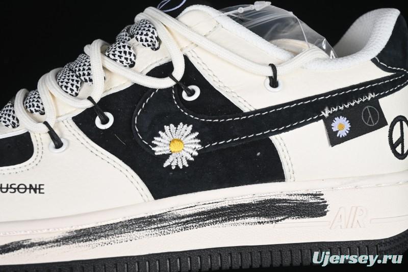 Nike Air Force 1 '07 Low GDragon Collaboration Daisy Graffiti Lace-Up Low-Top Casual Sneakers - DM6688-011
