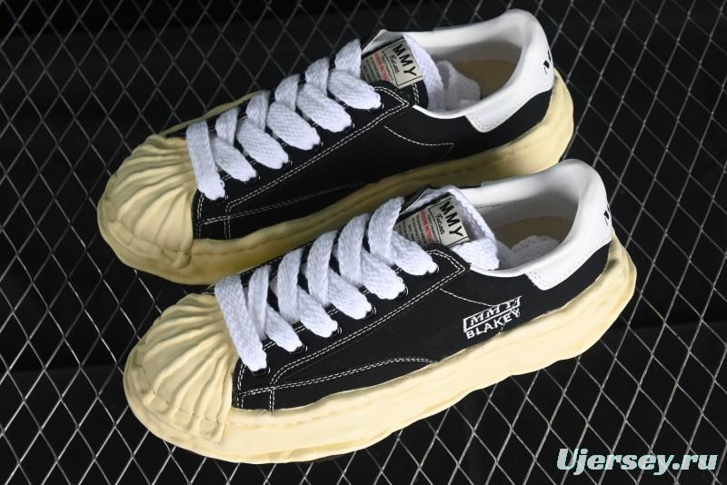 Wayne Original Sole Leather Low Sneaker with Melted Ice Cream Outsole - W.E5