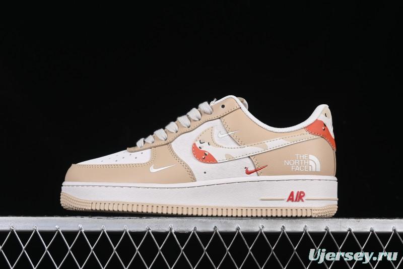 Nike Air Force 1 '07 Low The North Face Collaboration Casual Sneakers in Milk Tea - DM6688-048