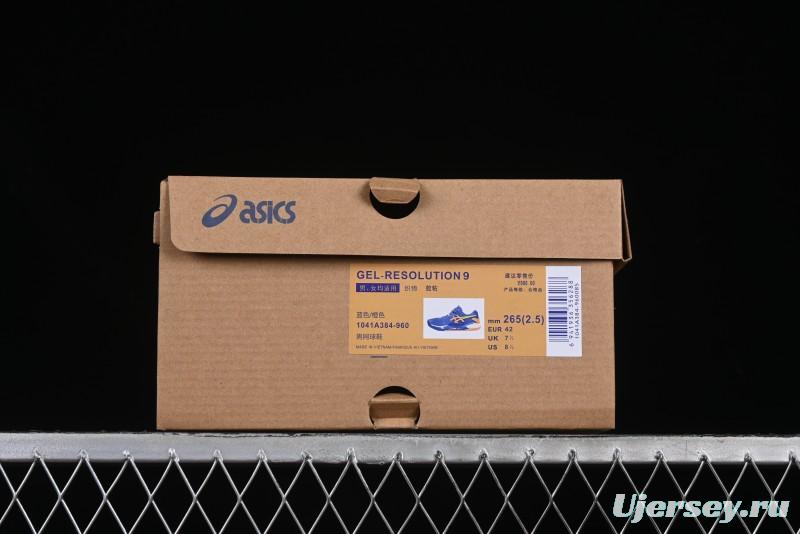 Asics Gel-Resolution 9 Retro Breathable Cushioned Casual Running Shoes - 1041A384-960