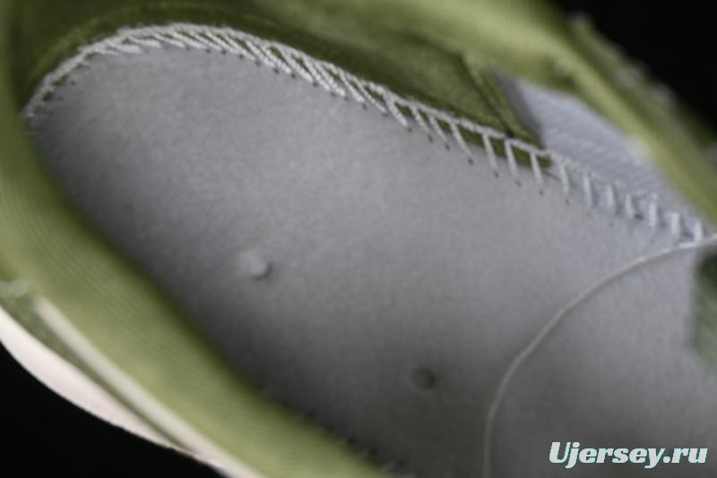 Nike Travis Scott x Fragment Design x Air Jordan 1 Low OG SP AJ1 Stussy Collaboration Bamboo Green Low-Top Casual Sneakers - BB1199-201