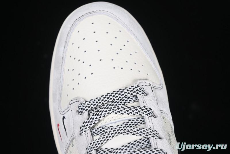 Nike SB Dunk Low Supreme Collaboration Anniversary Custom Low-Top Casual Sneakers - YX5066-220