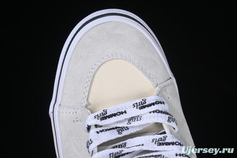 Vans HommeGirls x Sk8-Mid Fashion Casual Mid-Top Suede Skate Shoes with Bold Side Stripes - VN000NBN2VZ