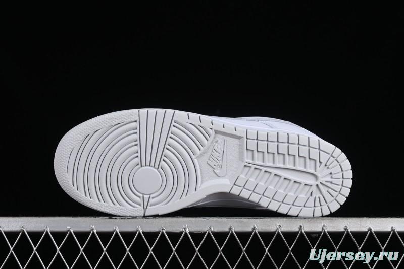 Nike SB Dunk Low All-White Low-Top Casual Skate Shoes - DV0831-101