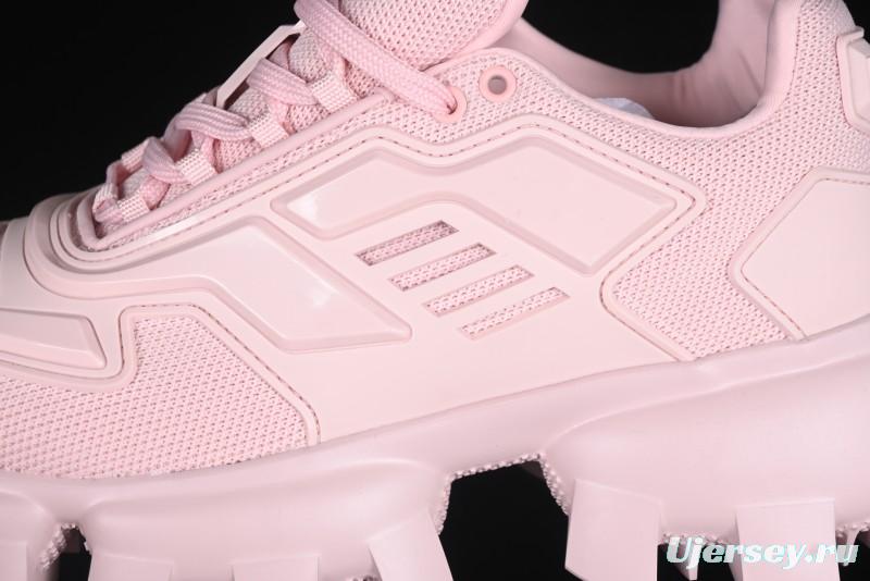 Prada Cloudbust Air Thunder Lifestyle Low-Top Sneakers with Anti-Slip and Wear-Resistant Design - 1E819L