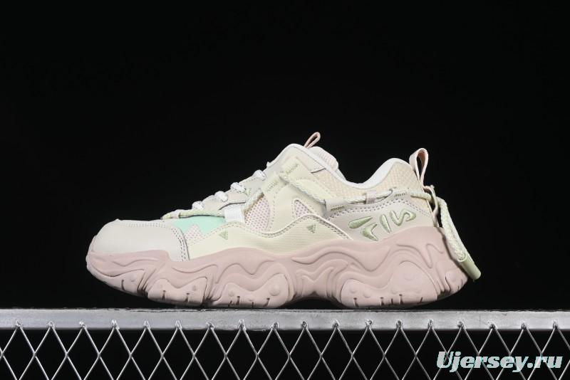 Fila Fusion Retro Mars Running Shoes with Lace-Up Design - F12W432101FAP