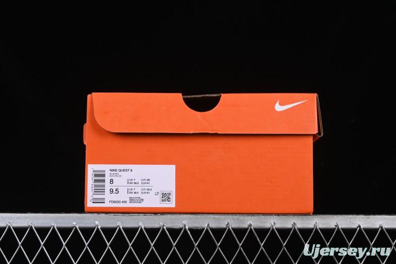 Nike Quest 6 Extreme Series Cushioned Lightweight Running Shoes - FD6033-400