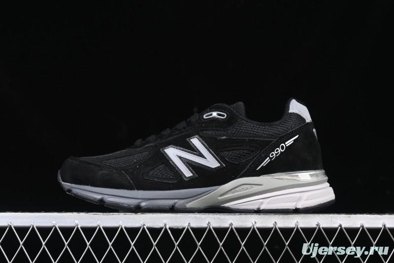 New Balance 990 Series Premium Retro Running Shoes with Carbon Fiber Midsole - M990BK4