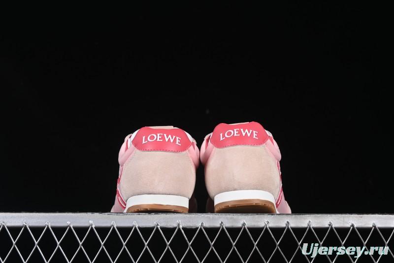 Loewe Ballet Runner 2.0 Sneakers Retro Style Lightweight Casual Sports Shoes - Pink Rose