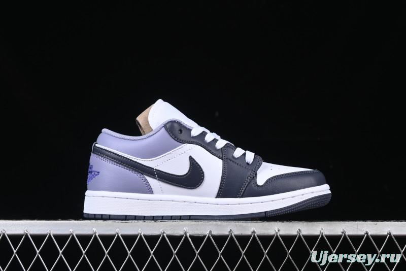 Nike Air Jordan 1 Low AJ1 Haze Purple Casual Sneakers - 553558-145