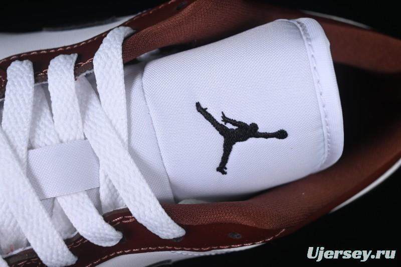 Nike Air Jordan 1 Low AJ1 White University Red Casual Sneakers - HF3148-102
