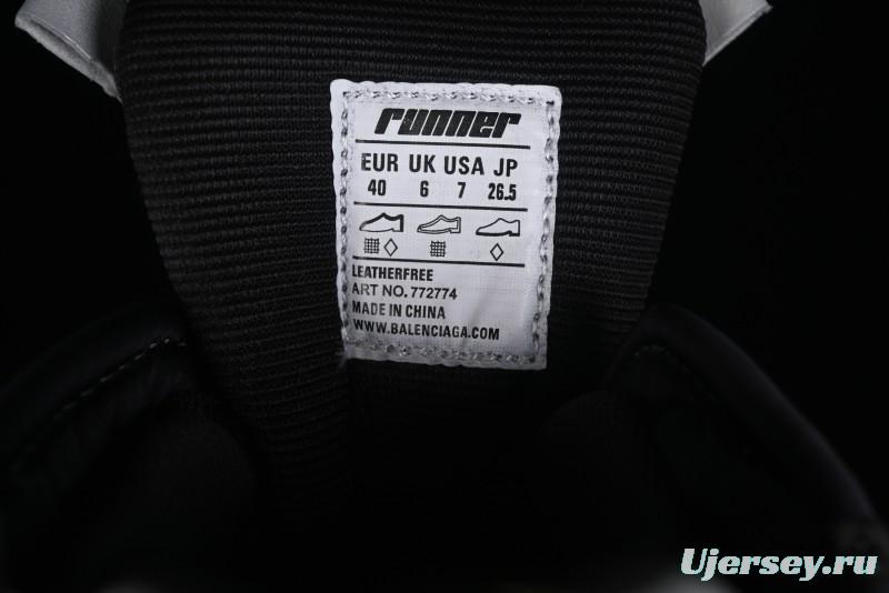 Balenciaga Runner Kith Four Color Retro Casual Sneakers - W3RMU1279