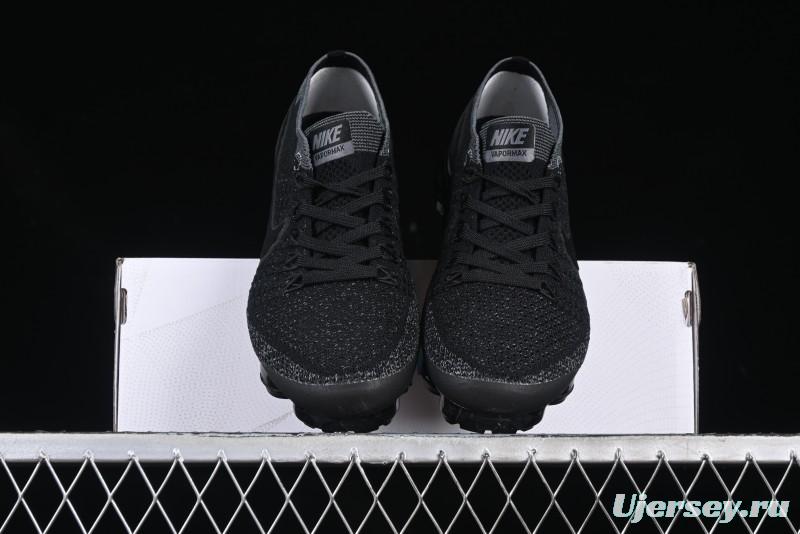 Nike Vapormax Flyknit Breathable Casual Running Shoes with Full-Length Air Cushion - 849558-007
